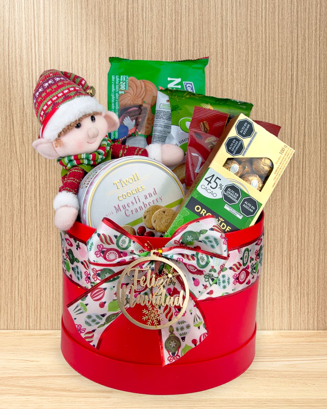 Box Navideño rojo Majestic