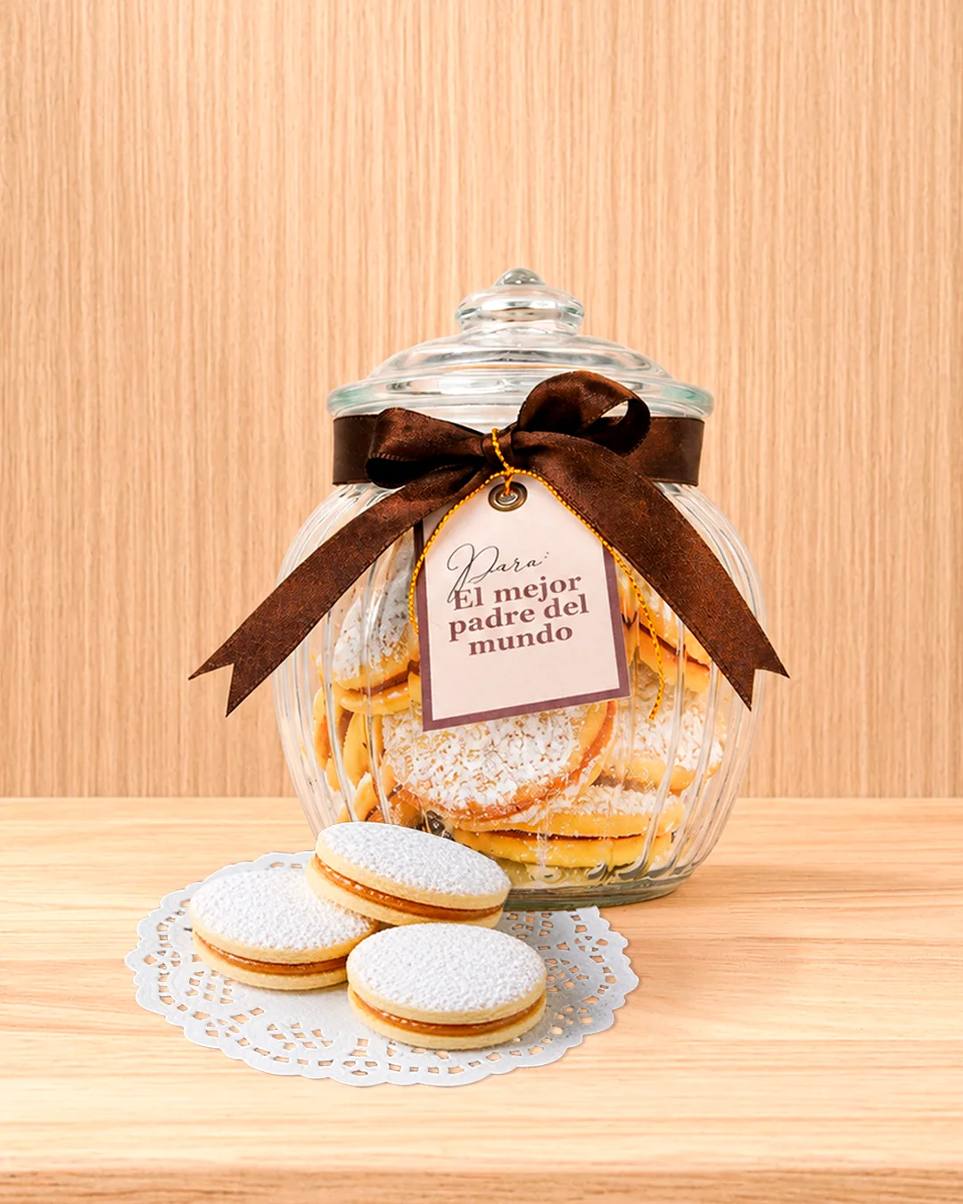 Frasco de alfajores Gastón