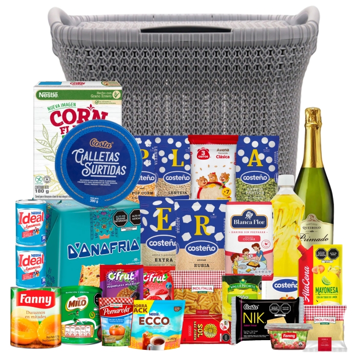 CANASTA DE NAVIDAD 300 EN CESTA KHIPU DE 60L