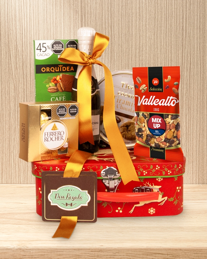 Regalos de Navidad en caja modelo Maleta