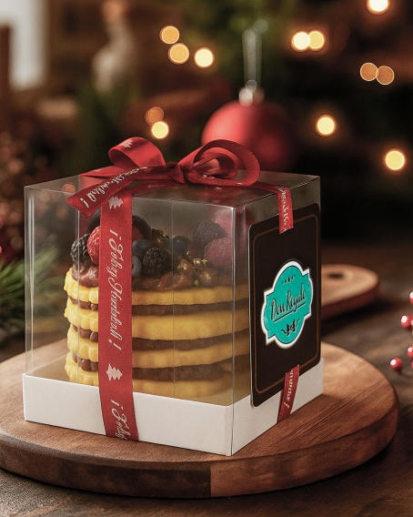 Corona Navideña de alfajor