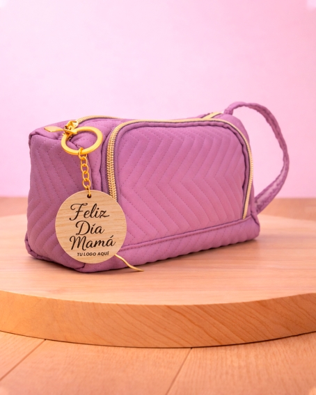 Neceser con llavero personalizado