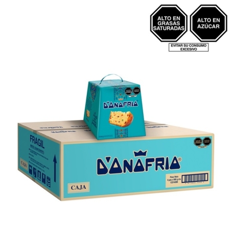 Caja de 6 panetones Donofrio en caja x 880gr