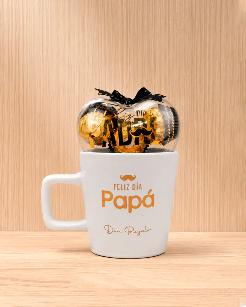 Taza con chocolates Ferrero