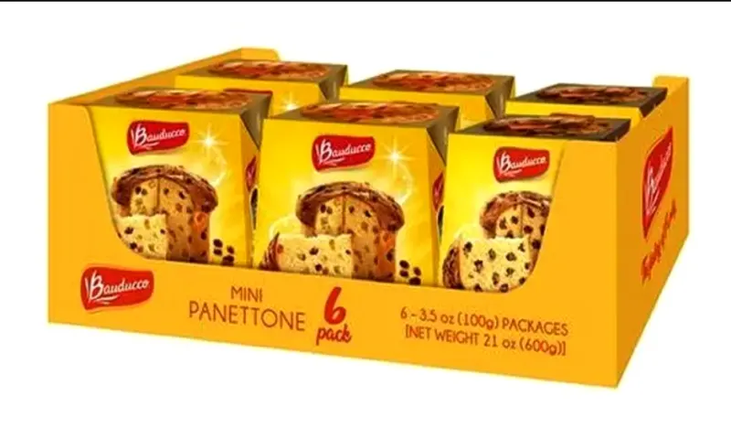 Caja x 6und Panetón Bauducco Caja 680g